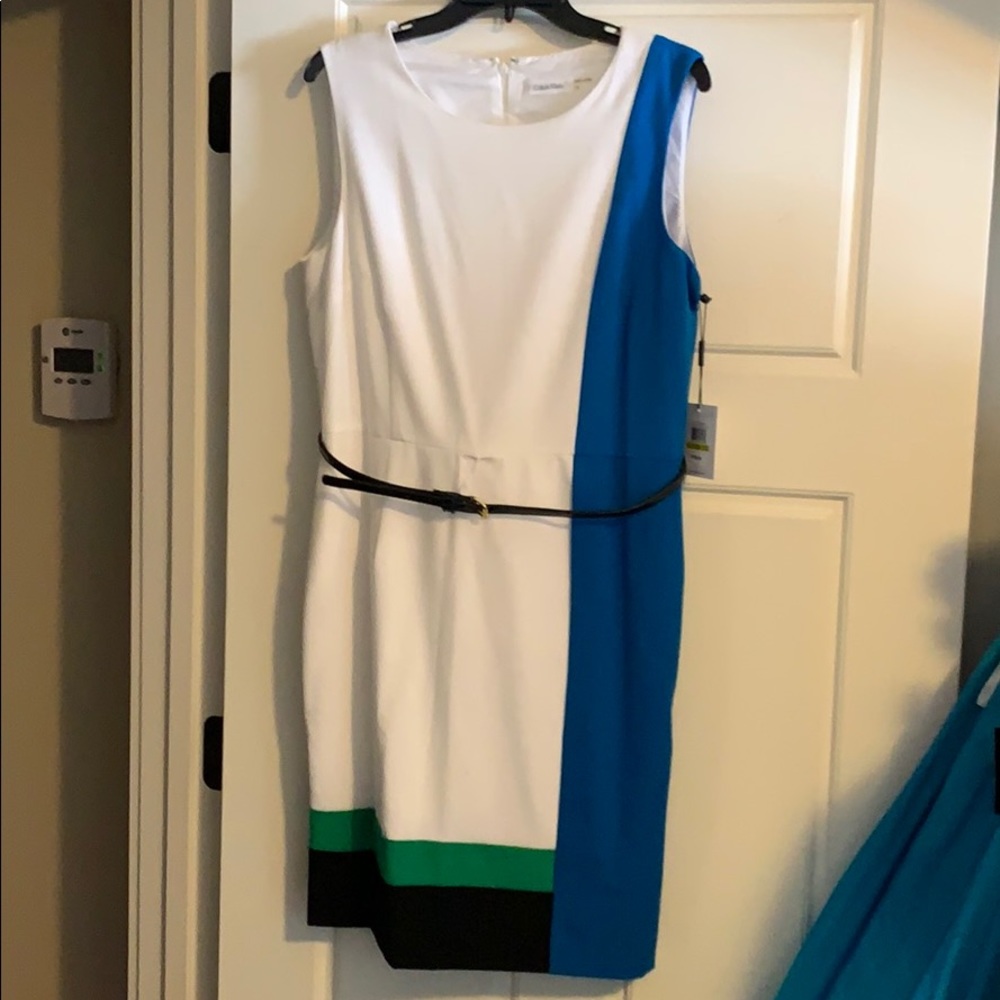 Calvin Klein shift dress. NWT. Size 14